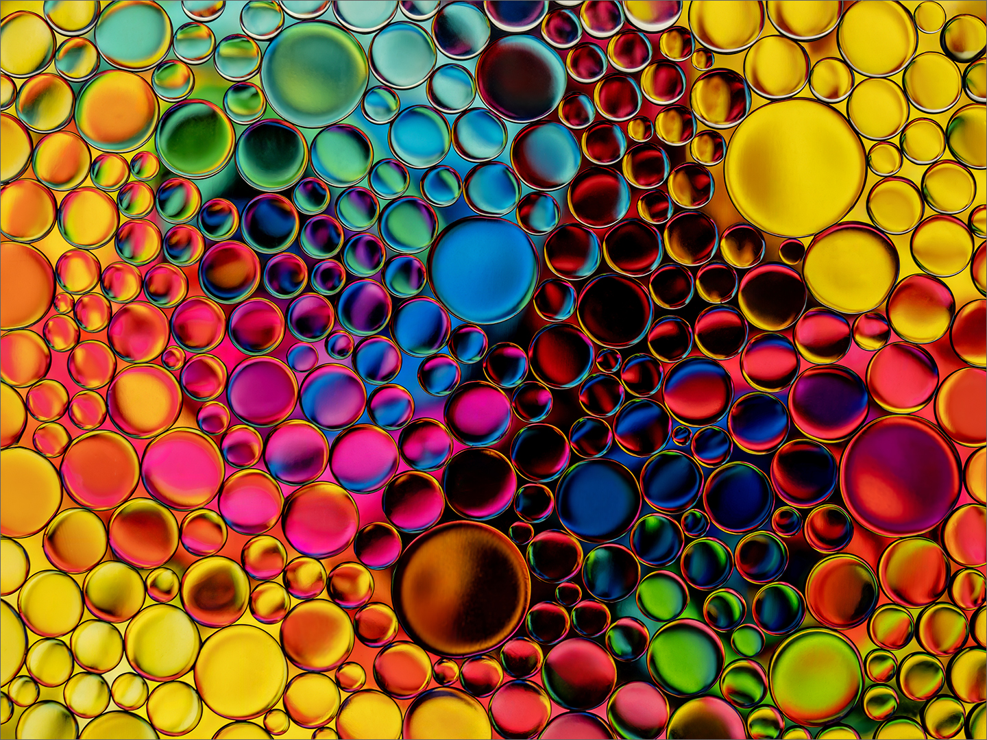 Macro Oil Blobs - Cynthia Uren - Set Subject - 3rd Place